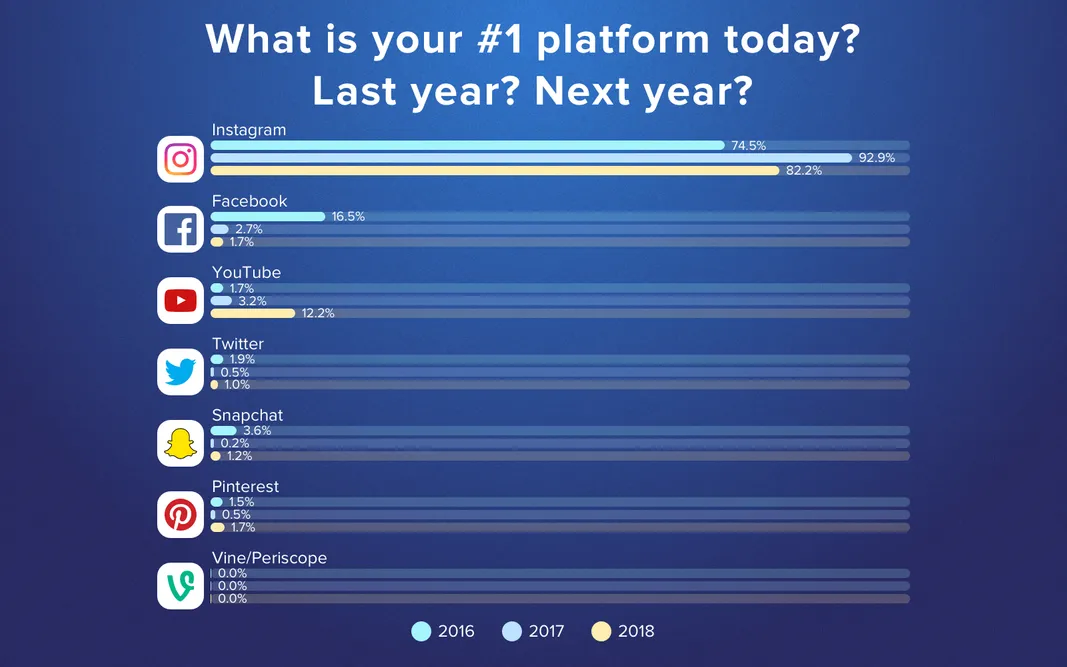 The most perspective platforms for macro and micro influencer marketing